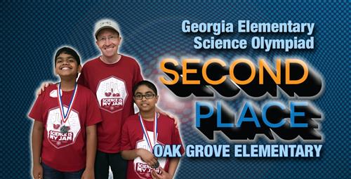 Team Takes Second Place at Georgia Elementary Science Olympiad 